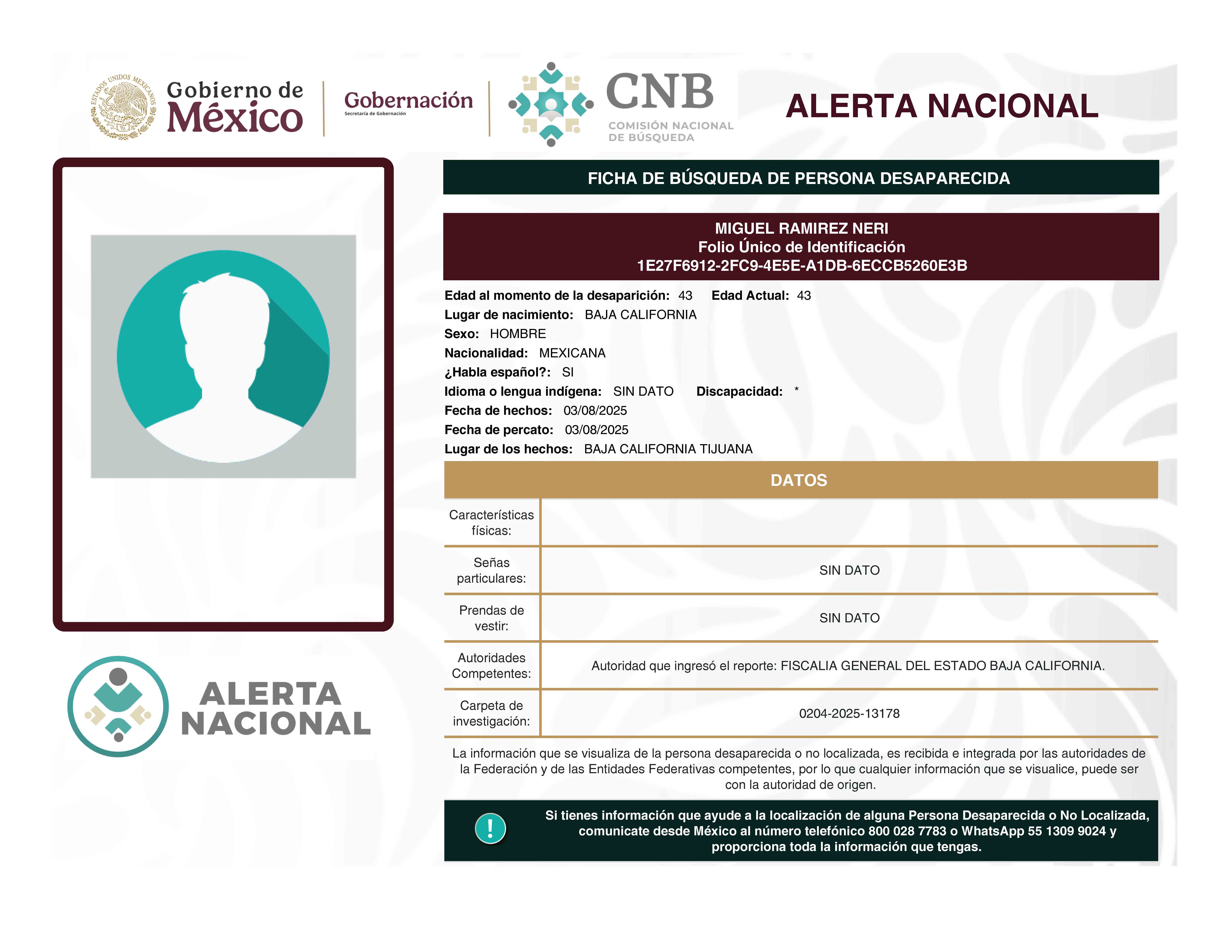 MIGUEL RAMIREZ NERI